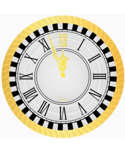 BANDEJA REDONDA RELOJ NOCHEVIEJA
