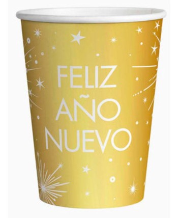 VASOSF FELIZ AÑO NUEVO DORADOS