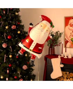 GLOBO DE HELIO PAPA NOEL SONRISA 2