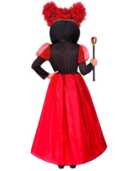 DISFRAZ DE REINA DE CORAZONES NIÑA LARGO