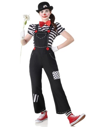 DISFRAZ DE MIMO MUJER PANTALON