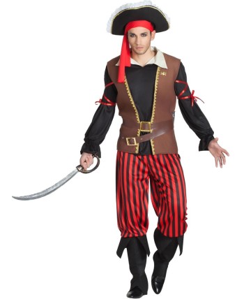 DISFRAZ DE PIRATA CHALECO