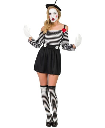 DISFRAZ DE MIMO MUJER FALDA