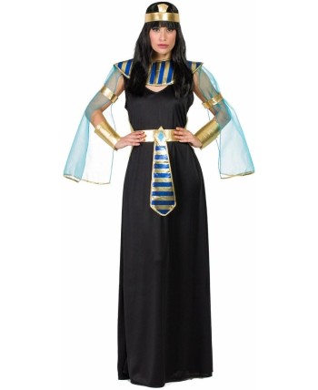 DISFRAZ DE EGIPCIA VESTIDO NEGRO LARGO