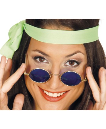 GAFAS HIPPIE CRISTAL AZUL