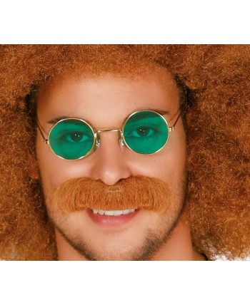 GAFAS HIPPIE CRISTAL VERDE