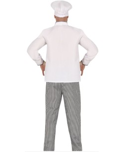 DISFRAZ DE COCINERO ADULTO PANTALON CUADROS 2