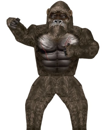 DISFRAZ DE GORILA HINCHABLE KONG PARA ADULTO