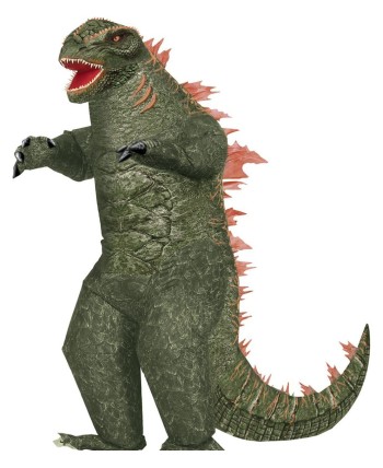 DISFRAZ DE DINOSAURIO HINCHABLE VERDE