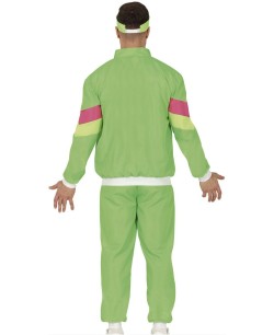 DISFRAZ DE AÑOS 80 CHANDAL VERDE PARA HOMBRE 2