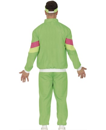 DISFRAZ DE AÑOS 80 CHANDAL VERDE