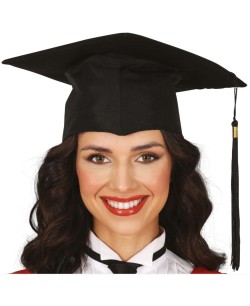 SOMBRERO GRADUADO BIRRETE ADULTO