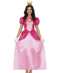 DISFRAZ DE PRINCESA ROSA PARA MUJER