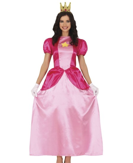 DISFRAZ DE PRINCESA ROSA PARA MUJER