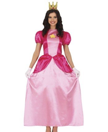 DISFRAZ DE PRINCESA ROSA PARA MUJER