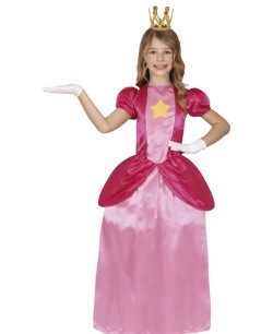 DISFRAZ DE PRINCESA ROSA INFANTIL