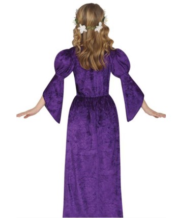DISFRAZ DE PRINCESA MEDIEVAL INFANTIL