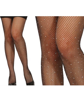 PANTY RED NEGRA BRILLOS