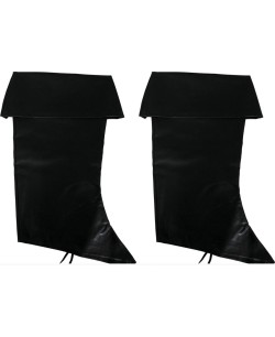 PAR DE CUBREBOTAS INFANTILES NEGRAS 2