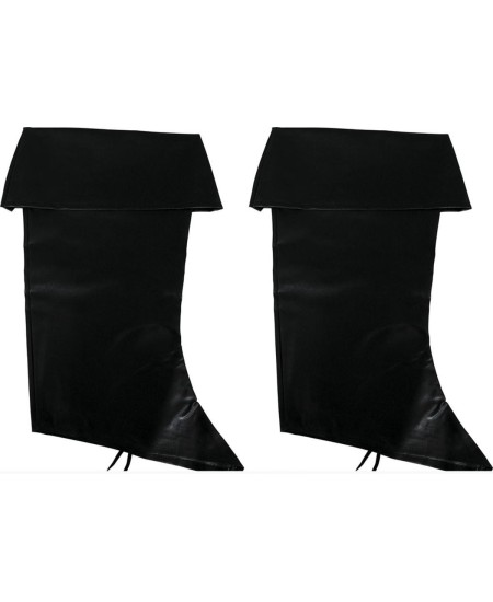 PAR DE CUBREBOTAS INFANTILES NEGRAS