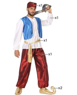 DISFRAZ DE PRINCIPE ARABE PARA HOMBRE