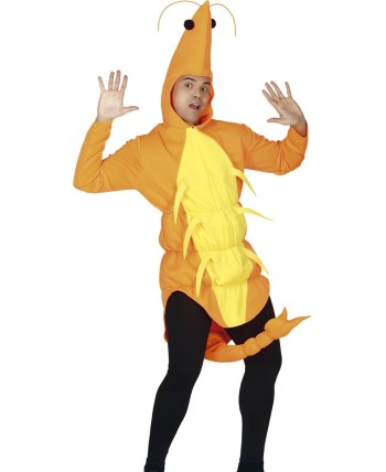 DISFRAZ DE GAMBA NARANJA Y AMARILLA