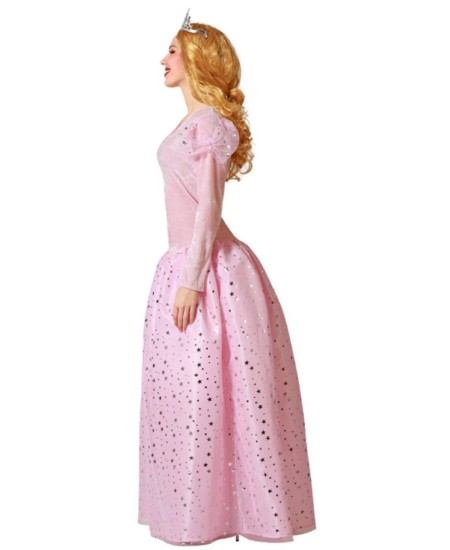 DISFRAZ DE PRINCESA ROSA FALDA ESTRELLAS PARA MUJER