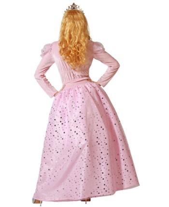 DISFRAZ DE PRINCESA ROSA FALDA ESTRELLAS PARA MUJER