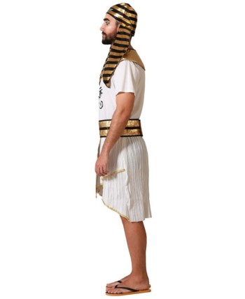 DISFRAZ DE EGIPCIO BLANCO CORTO OJO HORUS