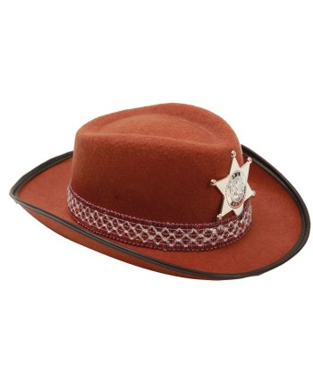 SOMBRERO VAQUERO MARRON INFANTIL