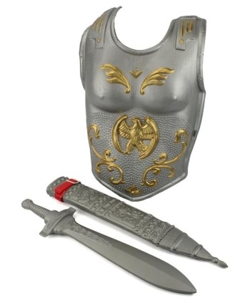 SET ROMANO ARMADURA Y ESPADA