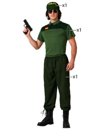 DISFRAZ DE GUARDIA CIVIL PARA HOMBRE
