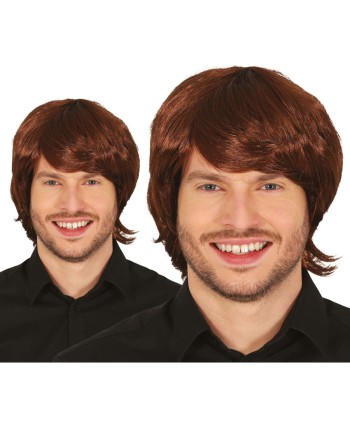PELUCA CASTAÑA HOMBRE