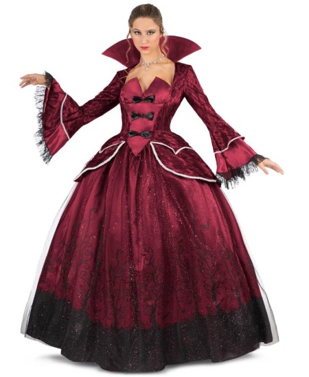 DISFRAZ DE VAMPIRESA ELEGANTE PARA MUJER