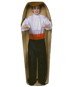 DISFRAZ DE ATAUD CON CADAVER PARA HOMBRE