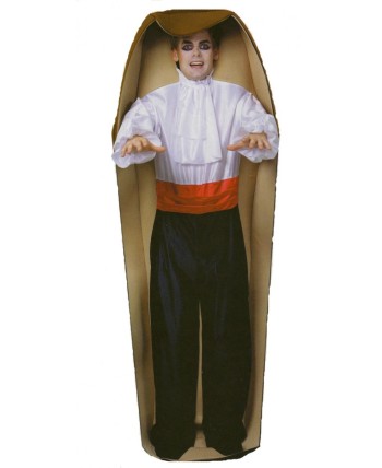 DISFRAZ DE ATAUD CON CADAVER  PARA HOMBRE