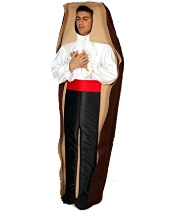 DISFRAZ DE ATAUD CON CADAVER