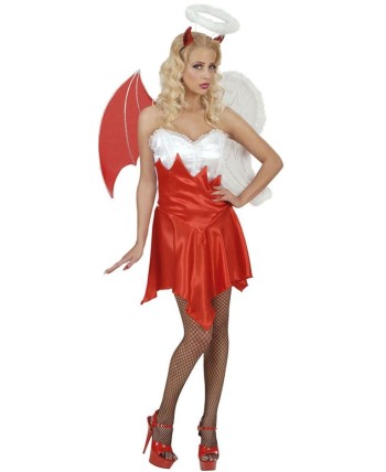 DISFRAZ DE ANGEL DIABLO DISFRAZ DE ANGEL DIABLO