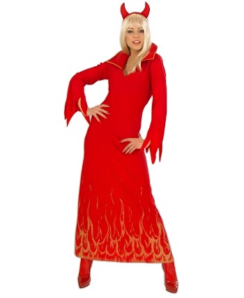 DISFRAZ DE DIABLESA DEVILIN CHISPEANTE PARA MUJER