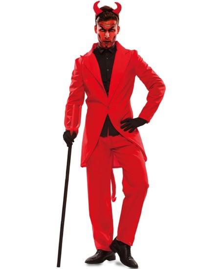 DISFRAZ DE DEMONIO ELEGANTE PARA HOMBRE