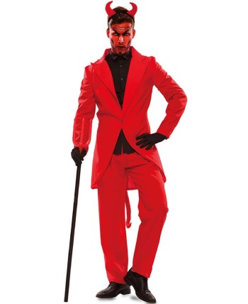 DISFRAZ DE DEMONIO ELEGANTE PARA HOMBRE