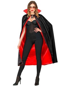 CAPA NEGRA Y ROJA CON CUELLO 2