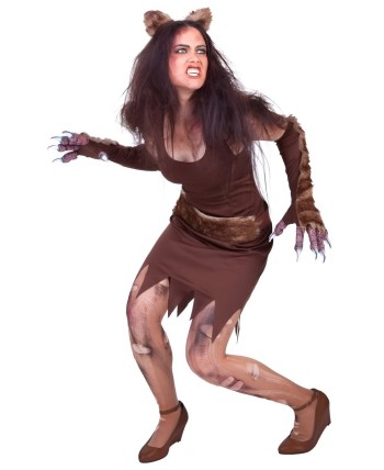 DISFRAZ DE MUJER LOBA