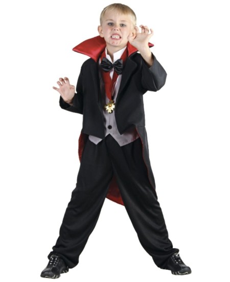 DISFRAZ DE DRACULA VAMPIRO CHAQUE PARA NIÑO