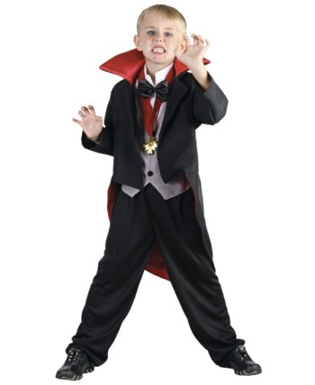 DISFRAZ DE DRACULA VAMPIRO CHAQUE PARA NIÑO