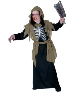 DISFRAZ DE ZOMBI TUNICA PARA NIÑO