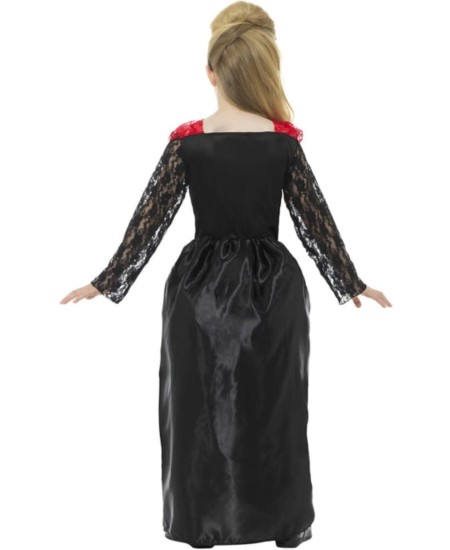 DISFRAZ DE VESTIDO ESQUELETO CALAVERA MEJICANA ROJO