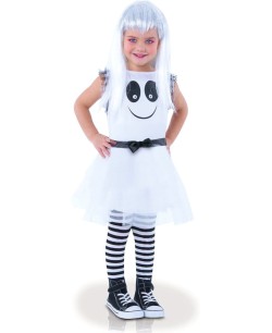 DISFRAZ DE FANTASMITA CON OJITOS 