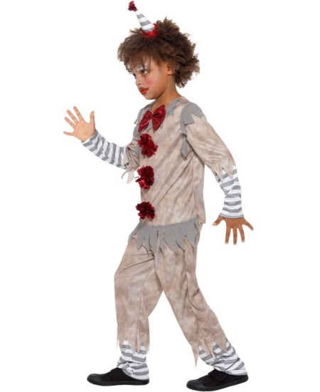 DISFRAZ DE PAYASO ASESINO VINTAGE INFANTIL