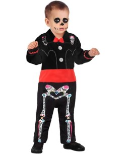 DISFRAZ DE CATRINA PARA BEBE